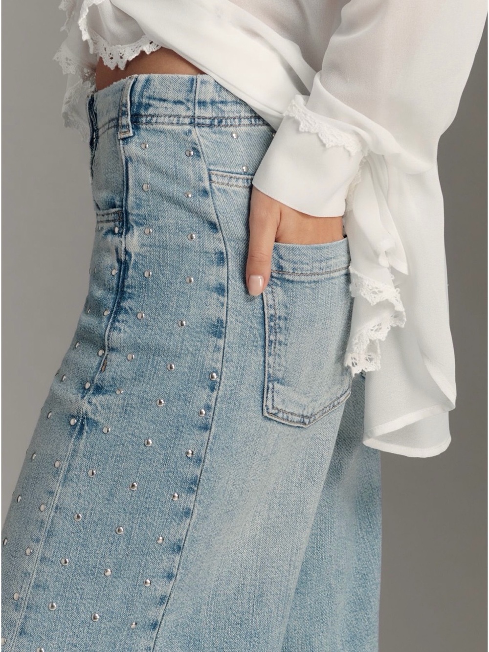 Anthropologie Pilcro Studded Jeans 25 NWT - Picture 5 of 14